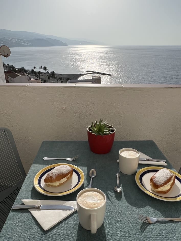 Terraza en la casa Coastine Granada
